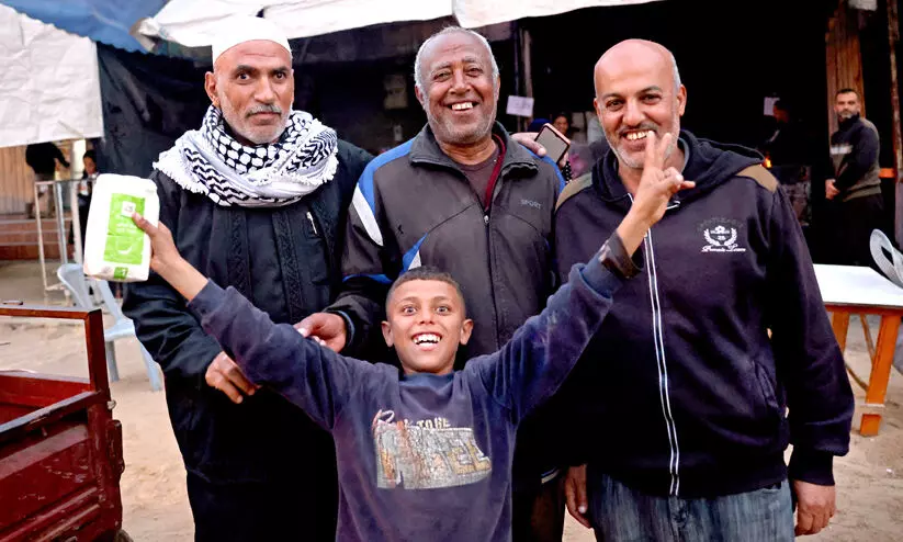 Gaza Ceasefire Celebration