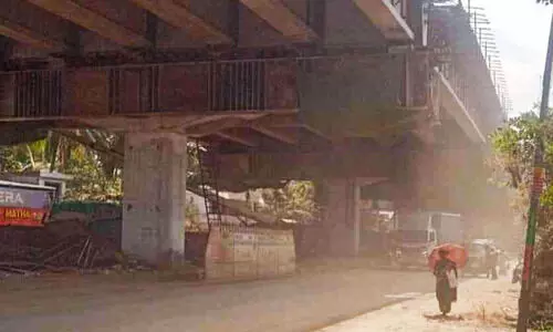 ഉയരപ്പാത നിർമാണം: ദുരിതം തീരുന്നില്ല....