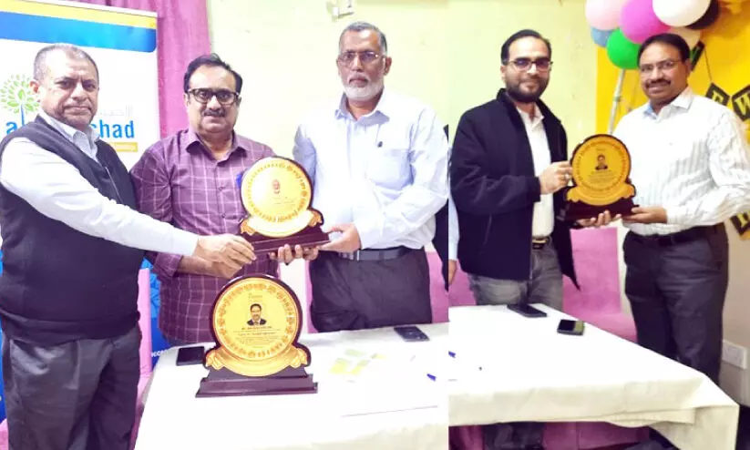 പ്ര​വാ​സി കൂ​ട്ടാ​യ്മ കീ​ർ​ത്തി പു​ര​സ്കാ​ര ജേ​താ​ക്ക​ൾ​ക്ക്‌ അ​നു​മോ​ദ​നം