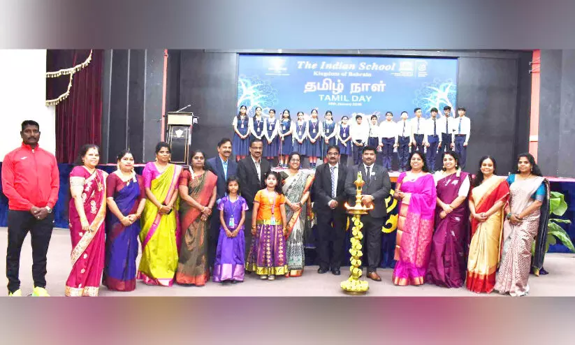 ഇ​ന്ത്യ​ൻ സ്കൂ​ൾ ത​മി​ഴ് ദി​നം ആ​ഘോ​ഷിച്ചു