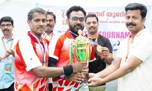 ബ​ഹ്‌​റൈ​ൻ പ്ര​തി​ഭ ബാ​ഡ്‌​മി​ന്റ​ൺ ടൂ​ർ​ണ​മെ​ന്റ്; വി​ജീ​ഷ്-​ജോ​സ​ഫ് ടീം ​വി​ജ​യി​ക​ൾ