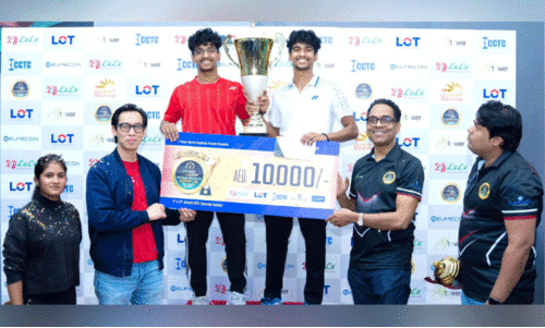 ബാ​ഡ്മി​ന്റ​ൺ ചാ​മ്പ്യ​ൻ​ഷി​പ്​ സ​മാ​പി​ച്ചു