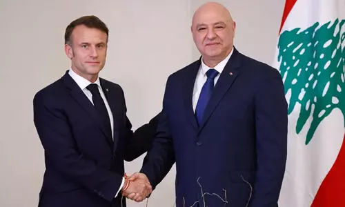 ഇ​സ്രാ​യേ​ൽ സൈ​ന്യ​ത്തെ പൂ​ർ​ണ​മാ​യി ല​ബ​നാ​നി​ൽ​നി​ന്ന് പി​ൻ​വ​ലി​ക്ക​ണം -മാ​ക്രോ​ൺ