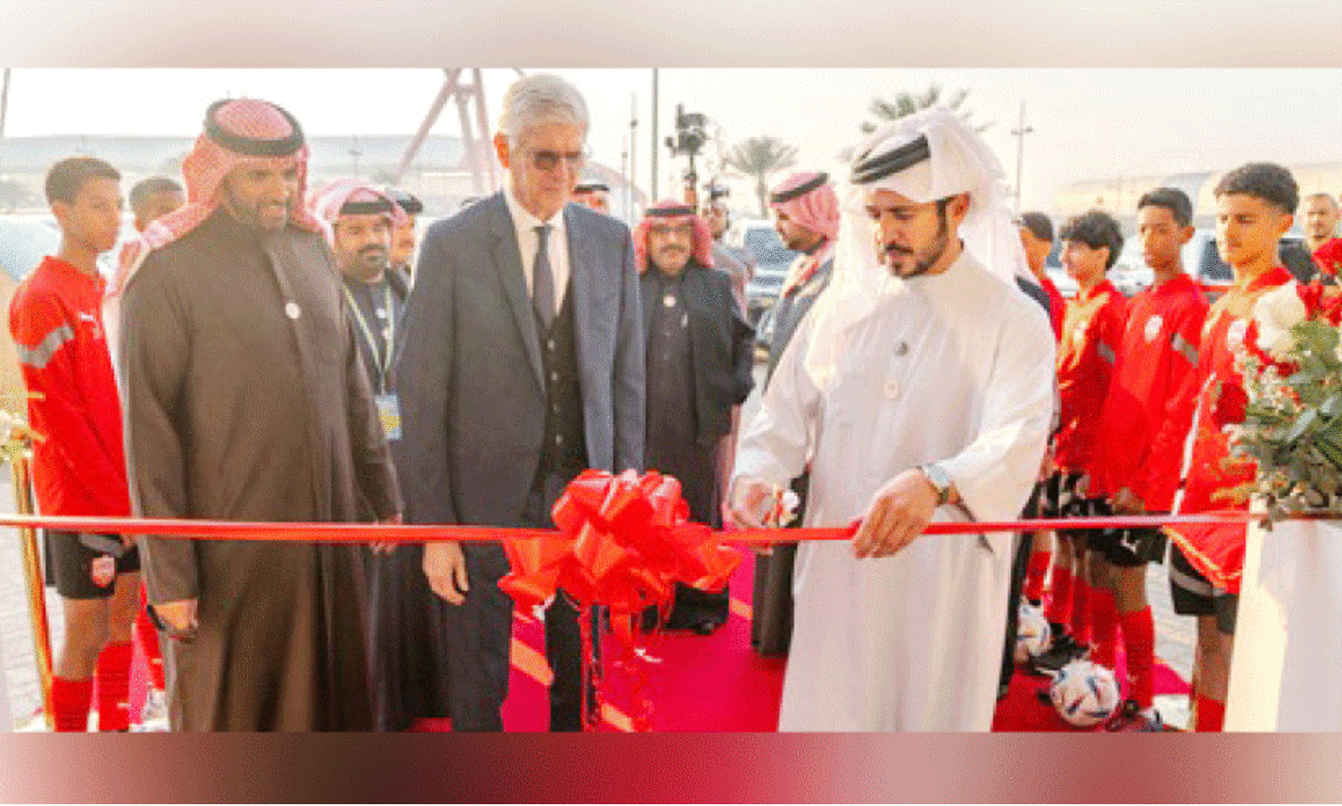 അ​ബ്ദു​ല്ല ബി​ൻ ഖാ​ലി​ദ് ഫു​ട്ബാ​ൾ അ​ക്കാ​ദ​മി ഉ​ദ്ഘാ​ട​നം