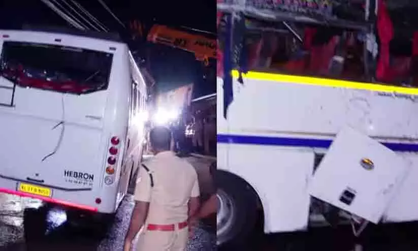 ടൂറിസ്റ്റ് ബസ് മറിഞ്ഞുണ്ടായ അപകടം; സംഭവ സ്ഥലത്ത് നിന്നും ഓടിരക്ഷപ്പെട്ട ഡ്രൈവർ കസ്റ്റഡിയിൽ ടൂറിസ്റ്റ് ബസ് മറിഞ്ഞുണ്ടായ അപകടം; സംഭവ സ്ഥലത്ത് നിന്നും ഓടിരക്ഷപ്പെട്ട ഡ്രൈവർ കസ്റ്റഡിയിൽ
