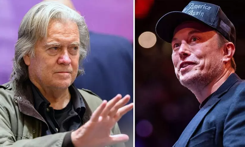 ഇലോൺ മസ്ക് ദുഷ്ടനെന്ന് ട്രംപിന്റെ ഉപദേശകൻ സ്റ്റീഫൻ കെ.ബാനൻ ഇലോൺ മസ്ക് ദുഷ്ടനെന്ന് ട്രംപിന്റെ ഉപദേശകൻ സ്റ്റീഫൻ കെ.ബാനൻ