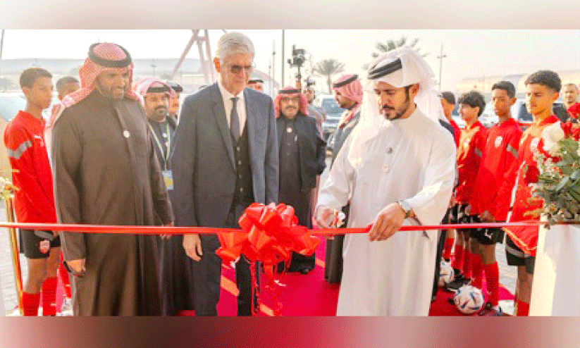 അബ്ദുല്ല ബിൻ ഖാലിദ് ഫുട്ബാൾ അക്കാദമി ഉദ്ഘാടനം അബ്ദുല്ല ബിൻ ഖാലിദ് ഫുട്ബാൾ അക്കാദമി ഉദ്ഘാടനം
