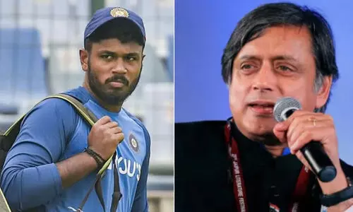 ‘കെ.സി.എ ഭാരവാഹികളുടെ ഈഗോ സഞ്ജുവിന്‍റെ കരിയർ തകർക്കുന്നു’; അസോസിയേഷനെതിരെ ആഞ്ഞടിച്ച് ശശി തരൂർ