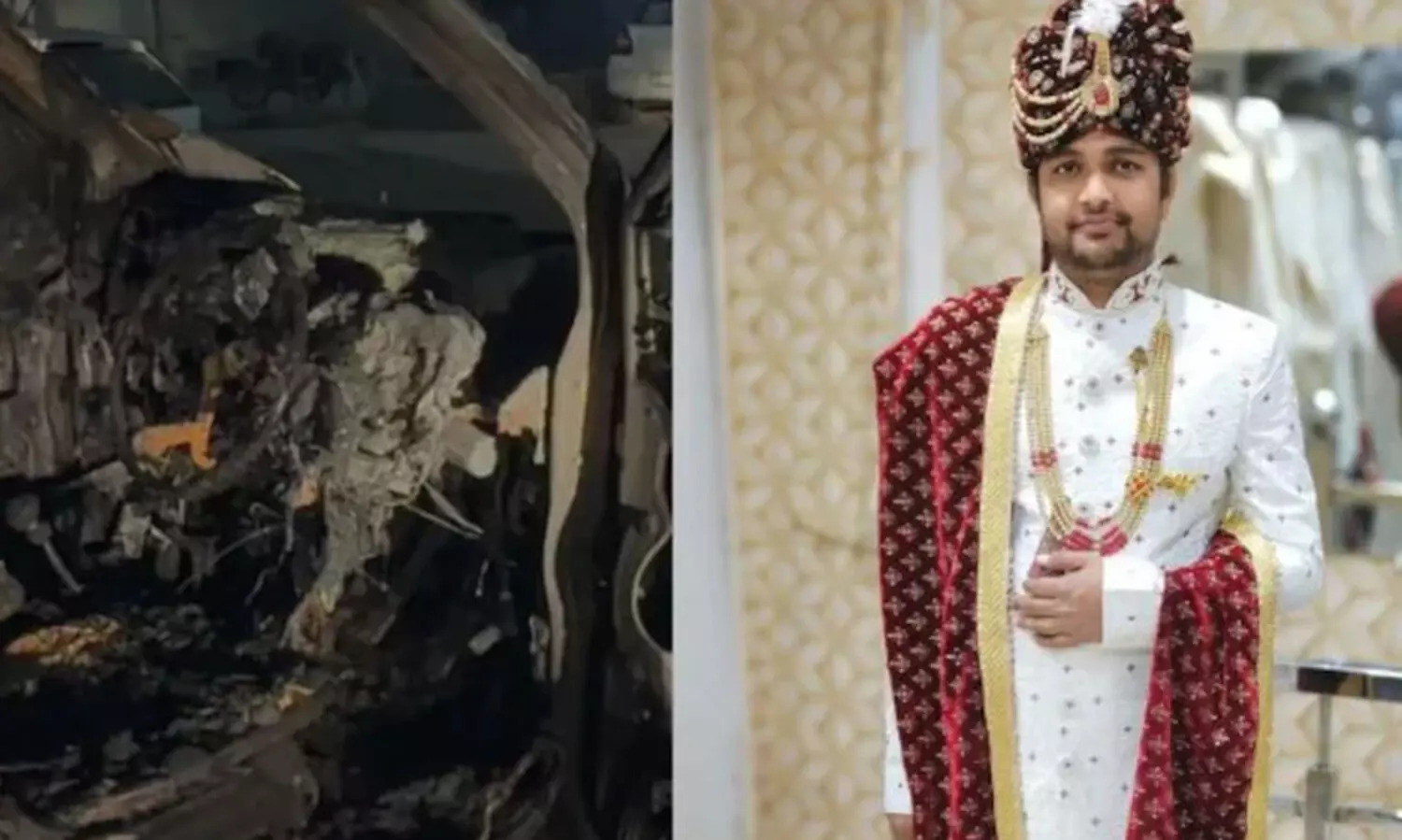 കാറിന് തീപിടിച്ച് പ്രതിശ്രുത വരന് ദാരുണാന്ത്യം