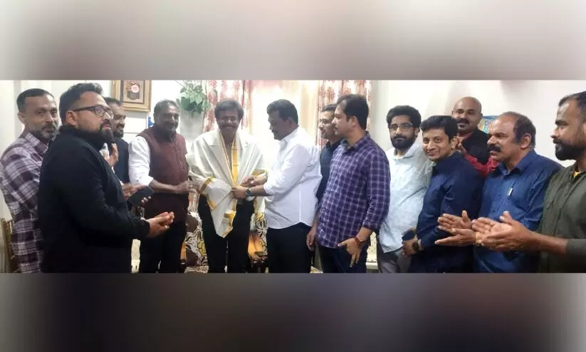 ഡോ. ​ജോ​ർ​ജ് മാ​ത്യു​വി​ന് സ്വീ​ക​ര​ണം