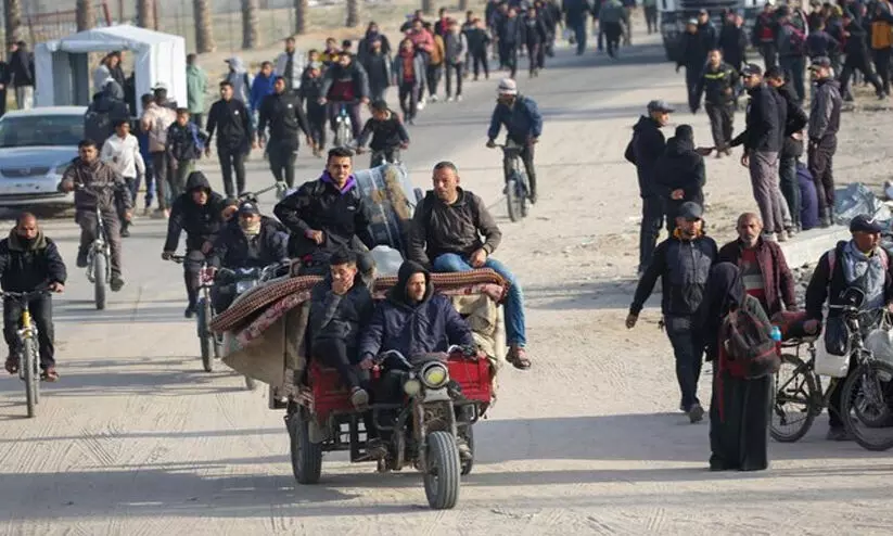 ഇസ്രായേൽ-ഹമാസ് വെടിനിർത്തൽ കരാർ നിലവിൽ വന്നു ഇസ്രായേൽ-ഹമാസ് വെടിനിർത്തൽ കരാർ നിലവിൽ വന്നു