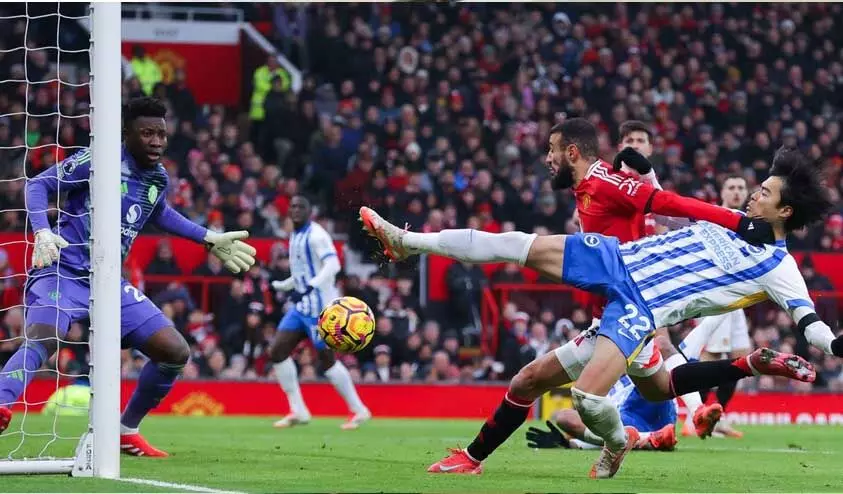 സ്വന്തം മണ്ണിൽ വീണ്ടും നാണംകെട്ട് യുനൈറ്റഡ്; ബ്രൈറ്റണോട് തോറ്റത് 3-1ന്