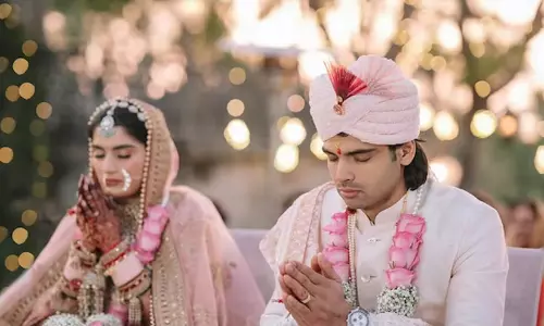 ജാവലിൻ താരം നീരജ് ചോപ്ര വിവാഹിതനായി