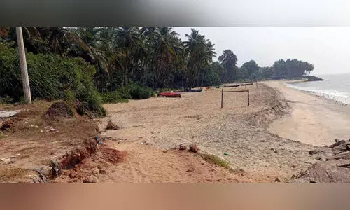 ക​ട​ലാ​സി​ൽ ഒ​തു​ങ്ങി പ​ര​പ്പാ​ൽ ബീ​ച്ച് ക​ട​ൽ ഭി​ത്തി നി​ർ​മാ​ണം