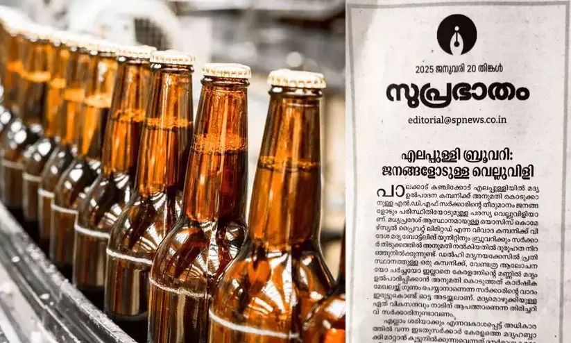 Kanjikode Brewery Plant Controversy