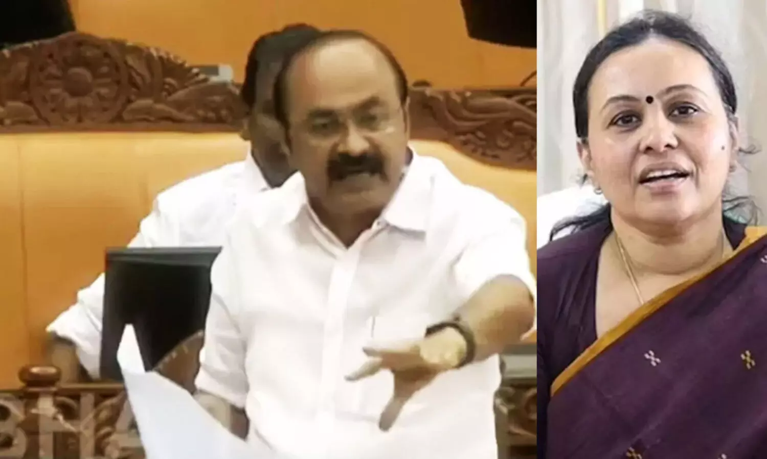 VD Satheesan, Veena George