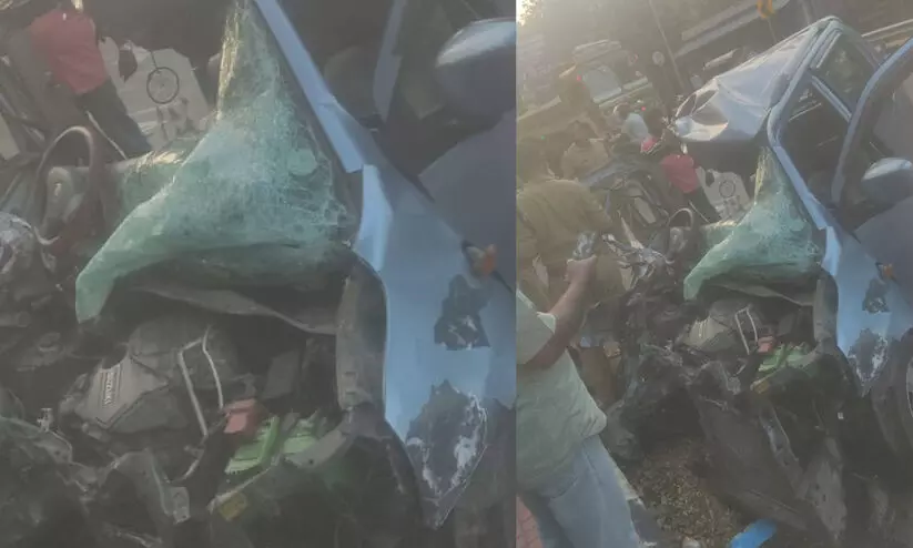 പുനലൂരിൽ കാറും ബസും കൂട്ടിയിടിച്ച് നിരവധി പേർക്ക് പരിക്ക്; ഒരാളുടെ നില ഗുരുതരം പുനലൂരിൽ കാറും ബസും കൂട്ടിയിടിച്ച് നിരവധി പേർക്ക് പരിക്ക്; ഒരാളുടെ നില ഗുരുതരം