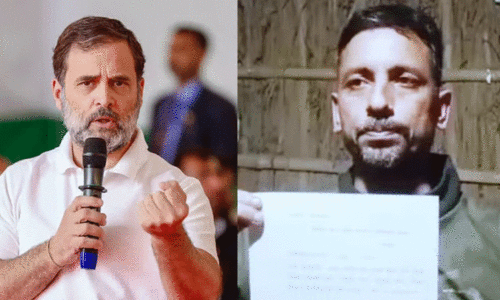 കൈയിൽ നിന്ന് ഒരു ബക്കറ്റ് പാൽ നിലത്ത് വീണു;  പിന്നാലെ രാഹുൽ ഗാന്ധിക്കെതിരെ കേസ്!