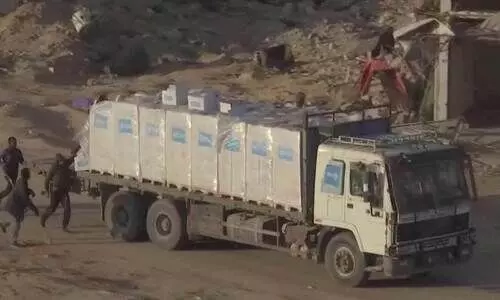 വെടിനിർത്തലിന് പിന്നാലെ ആശ്വാസമായി 630 സഹായ ട്രക്കുകൾ ഗസ്സയിലേക്ക്