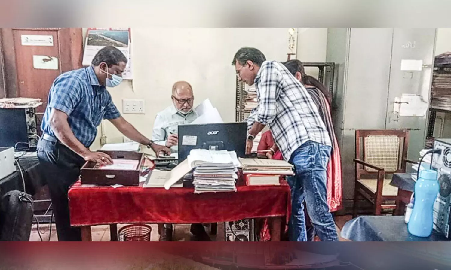 വിദ്യാഭ്യാസ ഉപഡയറക്ടറുടെ ഓഫിസിൽ വിവരാവകാശ കമീഷണറുടെ പരിശോധന