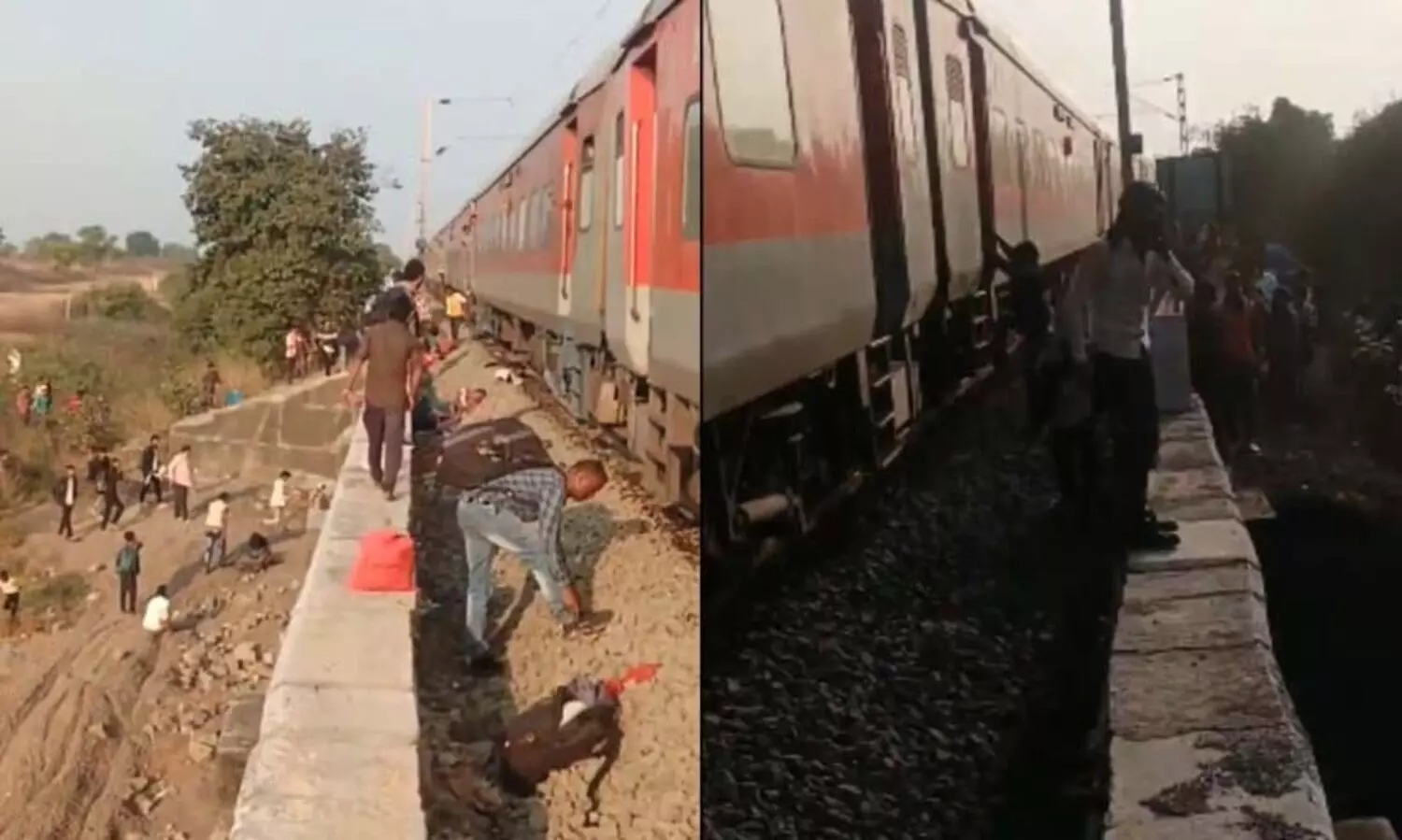 ട്രെയിനിന് തീപിടിച്ചെന്ന് തെറ്റിദ്ധരിച്ച് അടുത്ത ട്രാക്കിലേക്ക് ചാടി; എതിർദിശയിൽനിന്ന് വന്ന ട്രെയിനിടിച്ച് 11 പേർക്ക് ദാരുണാന്ത്യം; അപകടം മഹാരാഷ്ട്രയിൽ