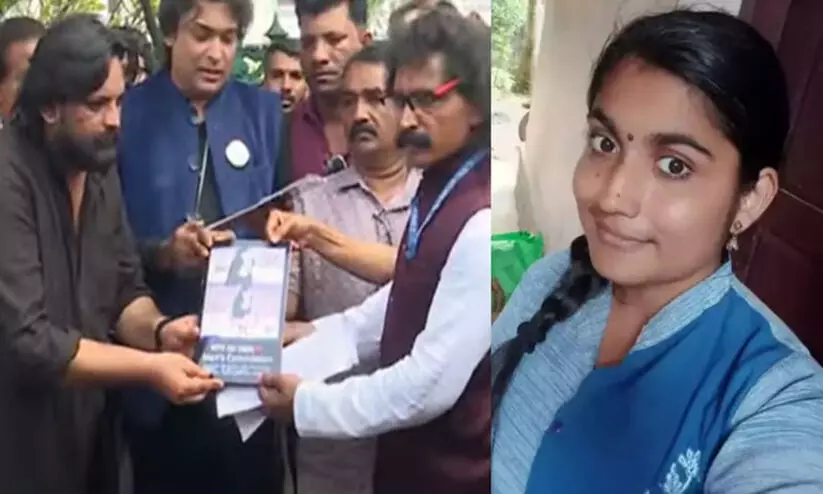 ഗ്രീഷ്മയ്ക്ക് വധശിക്ഷ വിധിച്ച ജഡ്ജിക്ക് പാലഭിഷേകം; തടഞ്ഞ് പൊലീസ്