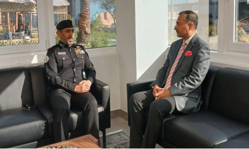 അം​ബാ​സ​ഡ​ർ തീ​ര​സം​ര​ക്ഷ​ണ മേ​ധാ​വി​യു​മാ​യി ച​ർ​ച്ച ന​ട​ത്തി