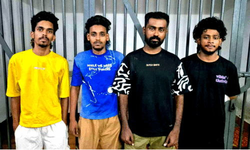 അ​മ്പു തി​രു​നാ​ളി​നി​ടെ യു​വാ​ക്ക​ളെ മ​ർ​ദി​ച്ച കേ​സി​ൽ നാ​ലുപേ​ർ അ​റ​സ്റ്റി​ൽ