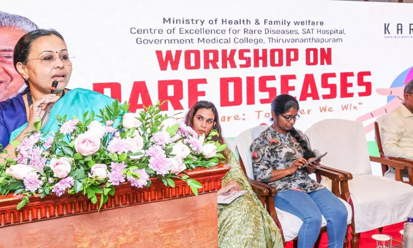 സംസ്ഥാനത്തെ അപൂര്വ രോഗബാധിതരുടെ ഡേറ്റ രജിസ്ട്രി ഈ വര്ഷം യാഥാർഥ്യമാകും- വീണ ജോര്ജ് സംസ്ഥാനത്തെ അപൂര്വ രോഗബാധിതരുടെ ഡേറ്റ രജിസ്ട്രി ഈ വര്ഷം യാഥാർഥ്യമാകും- വീണ ജോര്ജ്