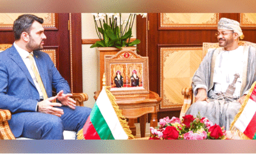 ബ​ൾ​ഗേ​റി​യ​ൻ പ്ര​സി​ഡ​ന്റി​ന്റെ സ​ന്ദേ​ശം സു​ൽ​ത്താ​ന് കൈ​മാ​റി