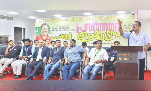 മു​സ്‌​ലിം​ക​ളു​ടെ പ്ര​പി​താ​ക്ക​ളു​ടെ ചോ​ര​യു​ടെ മ​ണ​മാ​ണ് ഇ​ന്ത്യ​യു​ടെ മ​ണ്ണി​ന് -കെ.എം. ഷാജി