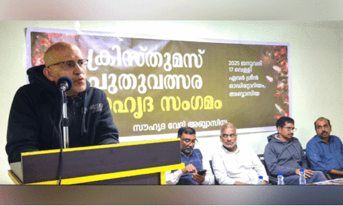 ക്രി​സ്മ​സ് -പു​തു​വ​ത്സ​ര സൗ​ഹൃ​ദ​സം​ഗ​മം സം​ഘ​ടി​പ്പി​ച്ചു