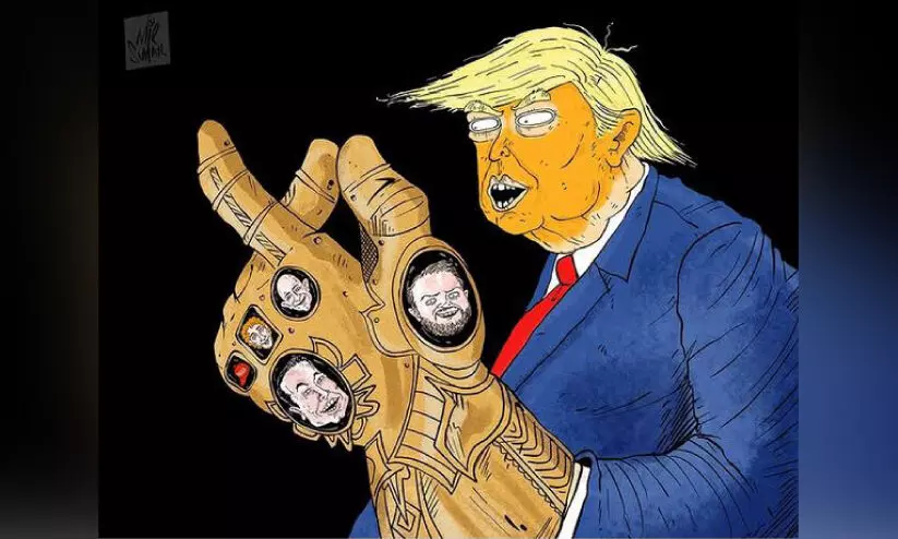 മുഴങ്ങുന്നത് സ്വേച്ഛാധിപത്യത്തിന്റെ അപായമണി മുഴങ്ങുന്നത് സ്വേച്ഛാധിപത്യത്തിന്റെ അപായമണി