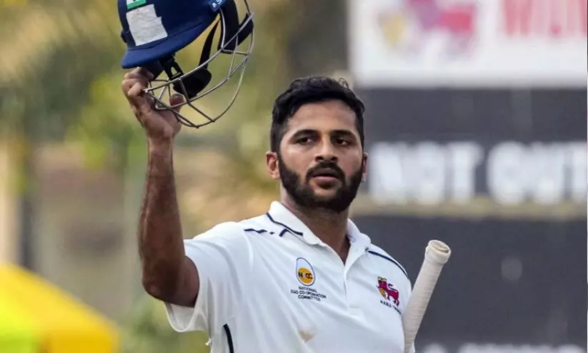 തകർന്നടിഞ്ഞ് മുൻനിര, മുംബൈക്ക് രക്ഷകനായി ശാർദുൽ ഠാക്കൂർ (119); കശ്മീരിന് വിജയലക്ഷ്യം 205 തകർന്നടിഞ്ഞ് മുൻനിര, മുംബൈക്ക് രക്ഷകനായി ശാർദുൽ ഠാക്കൂർ (119); കശ്മീരിന് വിജയലക്ഷ്യം 205