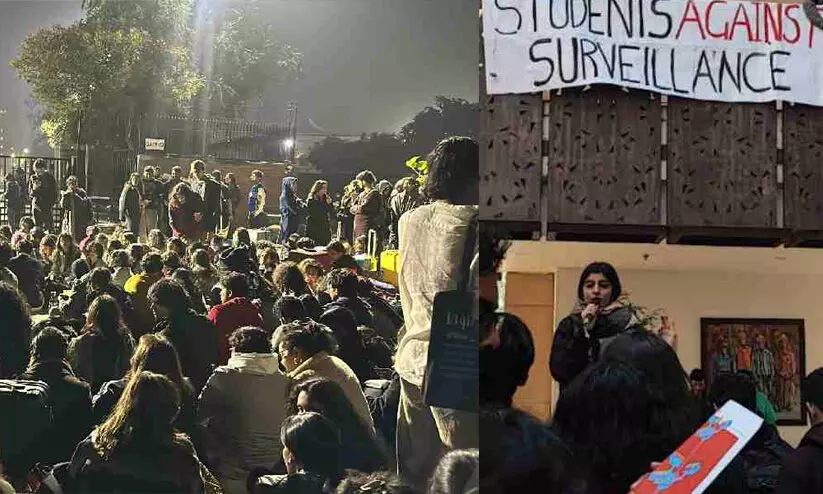 മെറ്റൽ ഡിറ്റക്ടറും ലഗേജ് സ്കാനറുകളും സ്ഥാപിച്ച് പരിശോധന;  അശോക സർവകലാശാലയിൽ വിദ്യാർഥി പ്രതിഷേധം