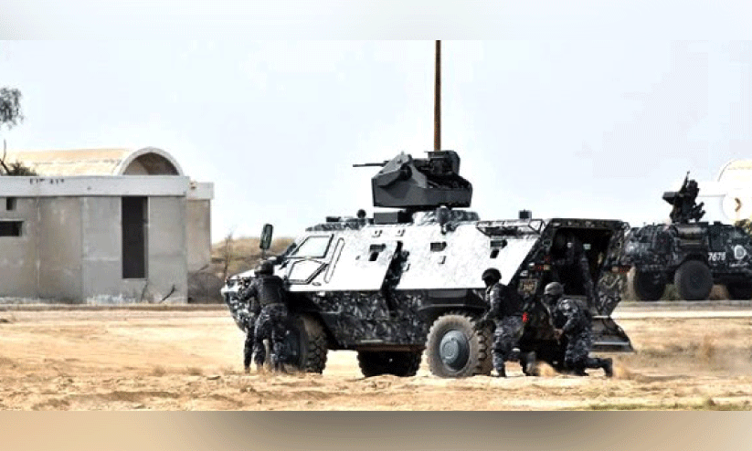 സൈ​ന്യ​വും പൊ​ലീ​സും സം​യു​ക്ത സൈ​നി​കാ​ഭ്യാ​സം ന​ട​ത്തി