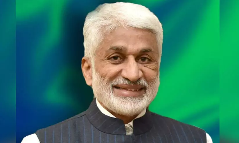 കൃഷിയിലേക്കു തിരിയാൻ   എം.പി സ്ഥാനം രാജിവെച്ച് വൈ.എസ്.ആർ കോൺഗ്രസ് നേതാവ് വിജയസായി റെഡ്ഢി