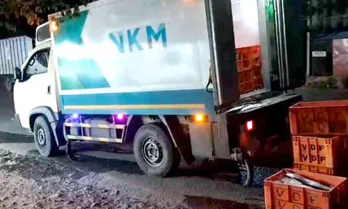 തമിഴ്നാട്ടിൽനിന്ന്​ കൊണ്ടുവന്ന അഴുകിയ മത്സ്യം പിടികൂടി