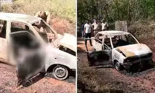 പെരുമാങ്കണ്ടത്ത് കാർ കത്തിനശിച്ച് ഒരാൾക്ക് ദാരുണാന്ത്യം; മൃതദേഹം കത്തിക്കരിഞ്ഞ നിലയിൽ