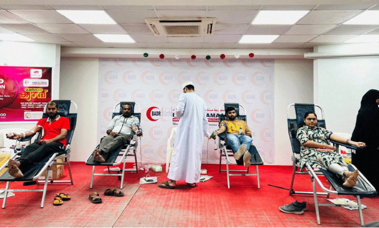 കേ​ര​ളീ​യം ബ​ര്‍ക ര​ക്ത​ദാ​നം സം​ഘ​ടി​പ്പി​ച്ചു