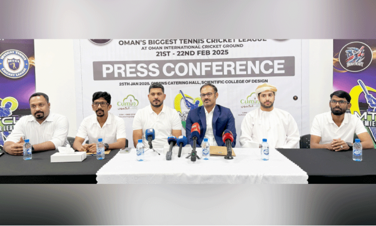 മ​സ്ക​ത്ത് ടെ​ന്നിസ് ക്രി​ക്ക​റ്റ് പ്രീ​മി​യ​ർ ലീ​ഗ് ടൂ​ർ​ണ​മെ​ന്റ് 21, 22 തീ​യ​തി​ക​ളി​ൽ