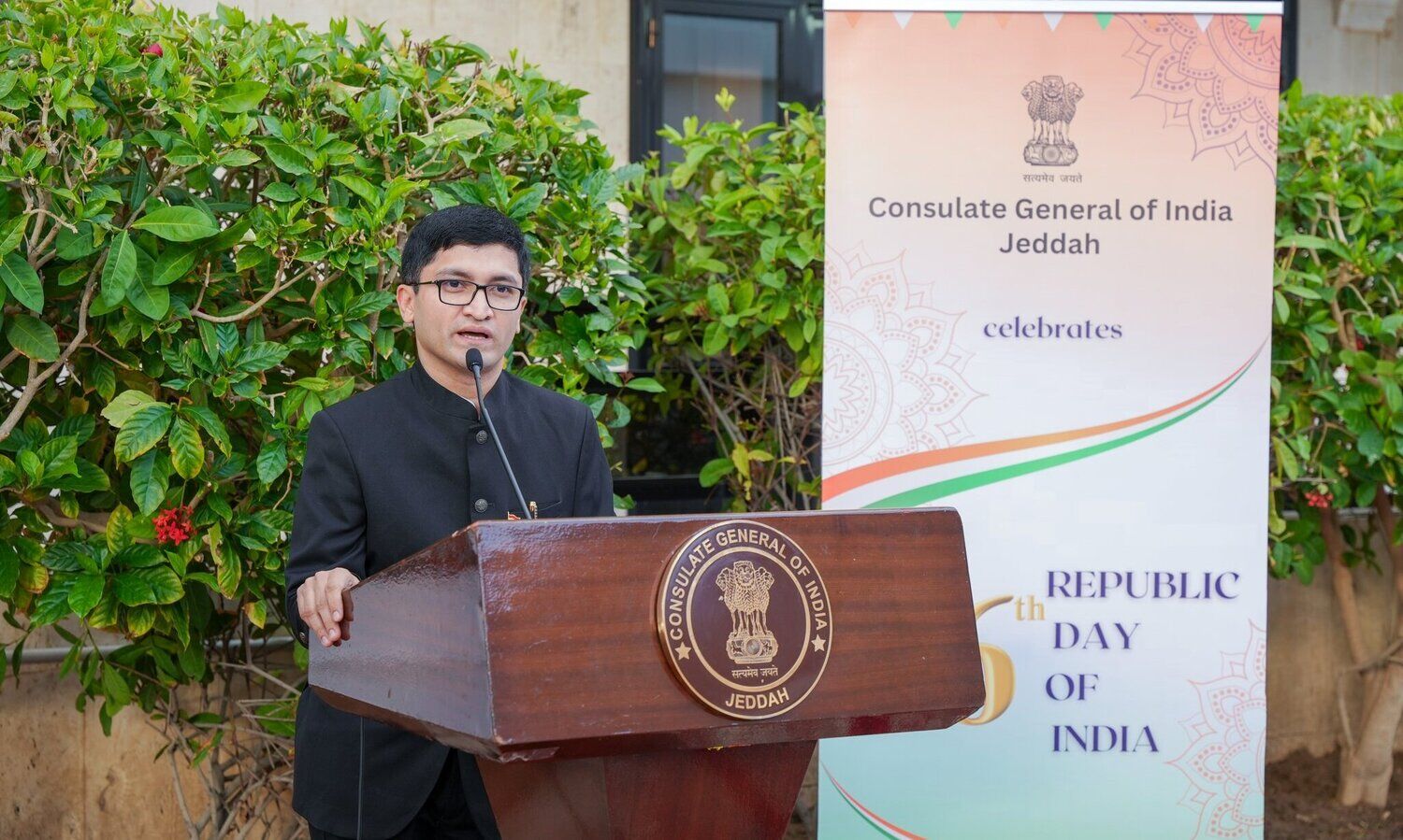 ജിദ്ദ ഇന്ത്യൻ കോൺസുലേറ്റിൽ റിപ്പബ്ലിക് ദിനാഘോഷം സംഘടിപ്പിച്ചു