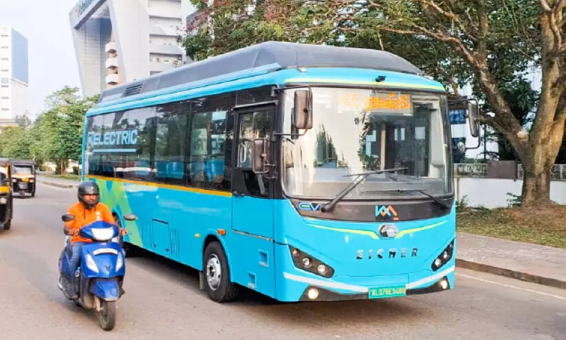 electric bus trial run