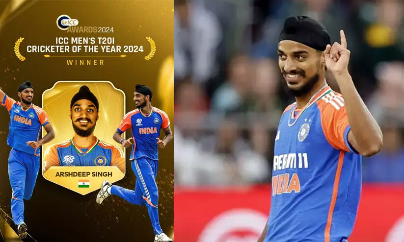 അർഷ്ദീപ് ട്വന്‍റി-20 ക്രിക്കറ്റർ ഓഫ് ദി ഇയർ! മറികടന്നത് ബാബറിനെയും ഹെഡിനെയും