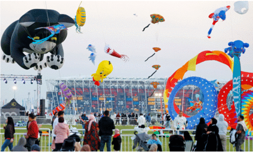 കളർഫുളായി പട്ടം ഉത്സവം കൊടിയിറങ്ങി കളർഫുളായി പട്ടം ഉത്സവം കൊടിയിറങ്ങി
