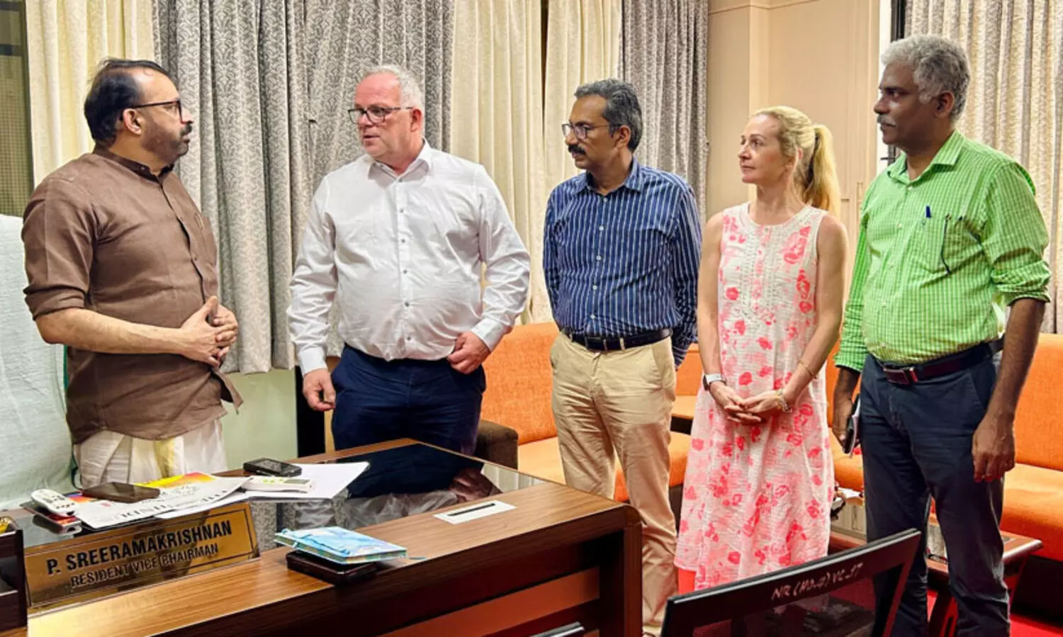 റിക്രൂട്ട്മെന്റ് വിപൂലീകരണം യു.കെ സംഘവുമായി നോര്‍ക്ക ചര്‍ച്ച നടത്തി