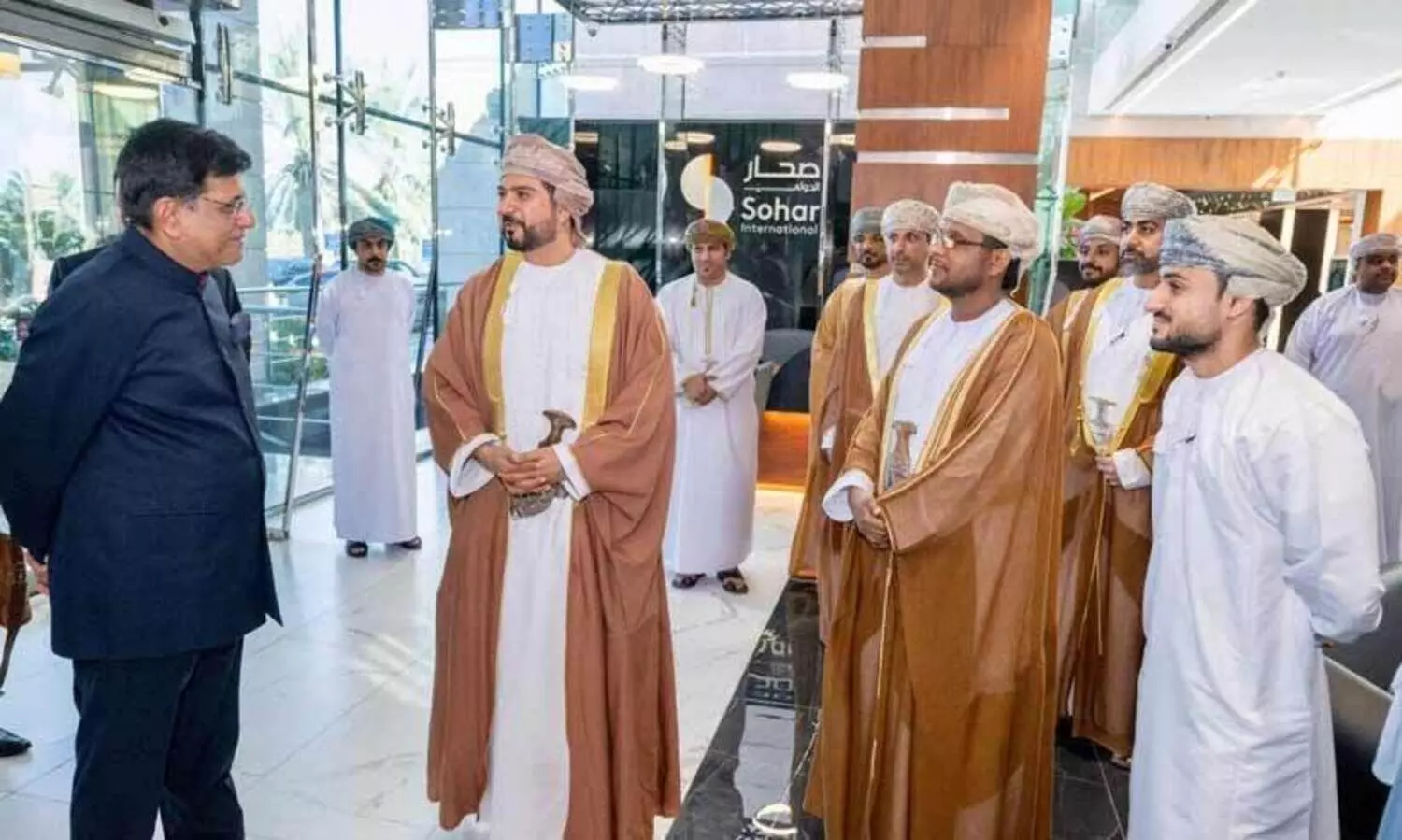 ഇന്ത്യ-ഒമാൻ സ്വതന്ത്ര വ്യാപാര കരാർ അന്തിമ ഘട്ടത്തിൽ; മന്ത്രി പീയൂഷ് ഗോയൽ  മസ്കത്തിൽ