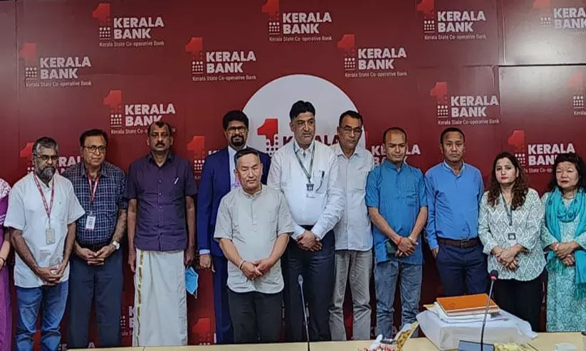 സിക്കിം സംസ്ഥാന ബാങ്ക് സംഘം കേരള ബാങ്ക് സന്ദർശിച്ചു