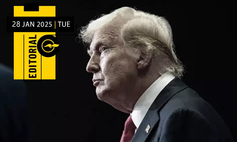 ട്രംപ് പണി തുടങ്ങി ട്രംപ് പണി തുടങ്ങി