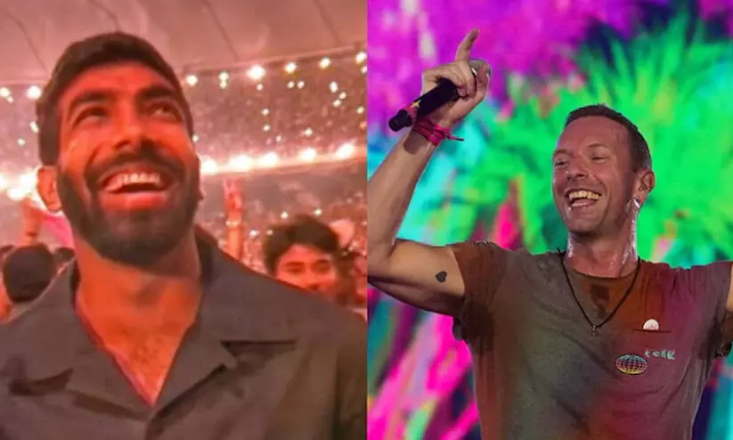 ലോകത്തിലെ ഏറ്റവും മികച്ച ബൗളർ; കോൾഡ് പ്ലേയുടെ പിച്ചിലും താരമായി ബുംറ! ലോകത്തിലെ ഏറ്റവും മികച്ച ബൗളർ; കോൾഡ് പ്ലേയുടെ പിച്ചിലും താരമായി ബുംറ!